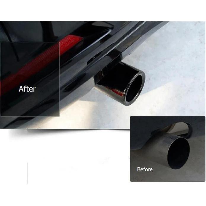 CAR CHROME STAINLESS STEEL EXHAUST TAIL REAR MUFFLER TIP PIPE for BMW E90 E91 E92 E93 F31 F32 F30 320LI 316 325i 328i 3-series