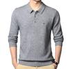 TOMMY Men's Wool Knit Lapel Sweater: Spring/Autumn Casual Polo for All Ages