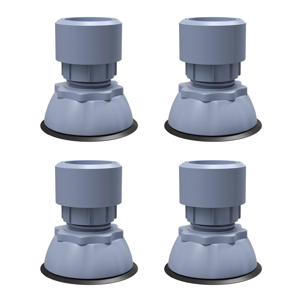 4pcs/set Raise Height Washing Machine Shockproof Pad Reduce Noises Non-slip Shock Mute Pads Adjustable Height Anti Vibration Mat