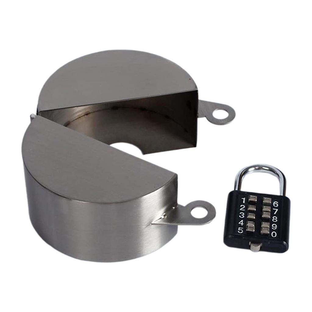 Уличный замок для крана, запорное устройство для блокировки задвижек с кодовым навесным замком, замок для водоразборного крана, замок для шлангового патрубка, простой в установке