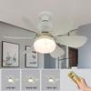 Потолочный вентилятор со светом Люстра Потолочный вентилятор с пультом дистанционного управления Бесшумный светодиодный вентилятор Таймер Внутренний потолочный вентилятор для дома офиса