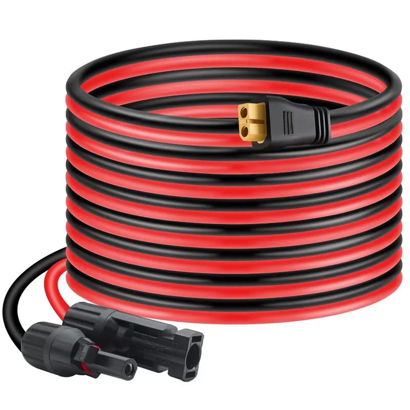 6м/20ФТ 3м/10ФТ 12AWG Кабель-переходник с разъема солнечной панели на XT60 для ВСЕХ ALLPOWERS Ecoflow River Delta Anker Bluetti Солнечных генераторов