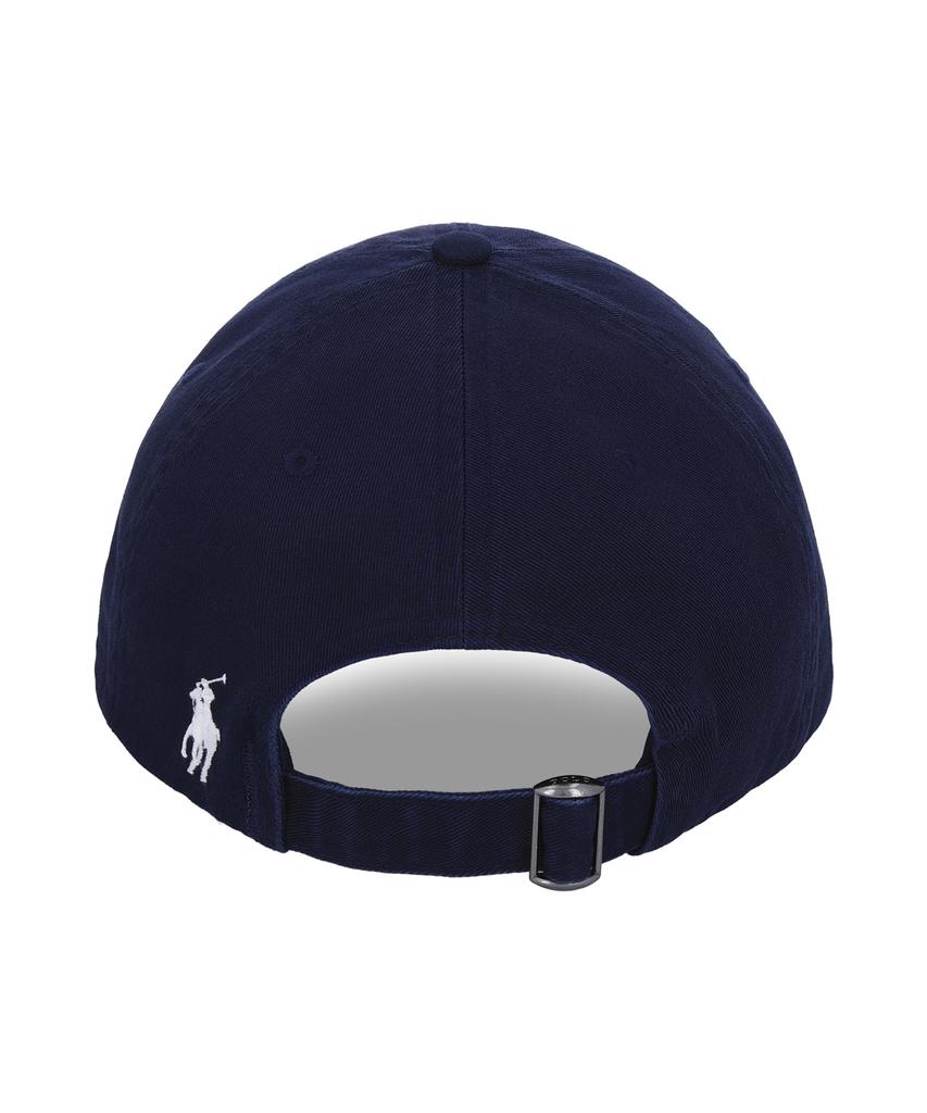 Кепка-бейсболка POLO RALPH LAUREN из хлопкового твила - Темно-синяя