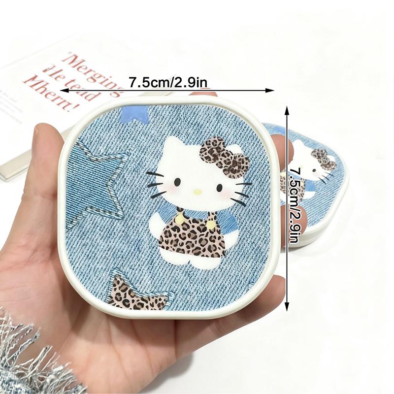 Sanrio Hello Kitty Пес Синнамон Мультяшный Контейнер для Зубных Протезов Ортодонтический Ретейнер Защита для Рта Контейнер для Вставных Зубов С Ремешком Против Потери