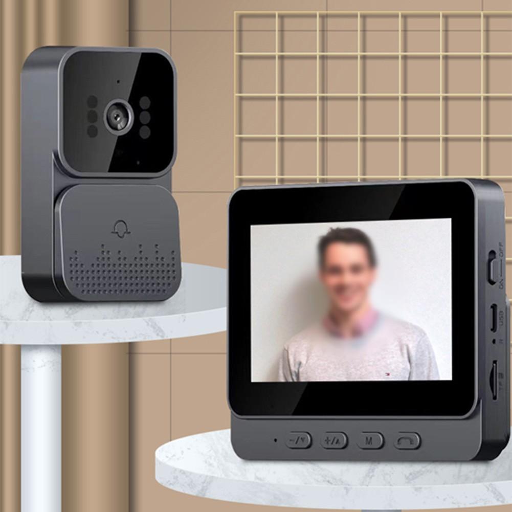 4,3-дюймовый экран, беспроводной видеодомофон, телефон, камера безопасности, дверной звонок, домофон