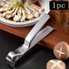 Stainless Steel HeatGuard - 1pc Anti-Scalding Kitchen Gadget, Safe Lifting Pot Holder Tongs for Serving Hot Dishes - Home Cooking Accessory