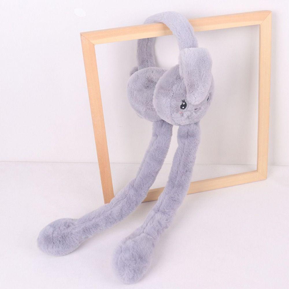 Шапки Moving Rabbit Eararmuffs Ear Protection Ear Warmers Winter Plush Ear Muffs