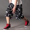 350 Jin Men's Plus Size Loose Fit Summer Basketball Cropped Pants