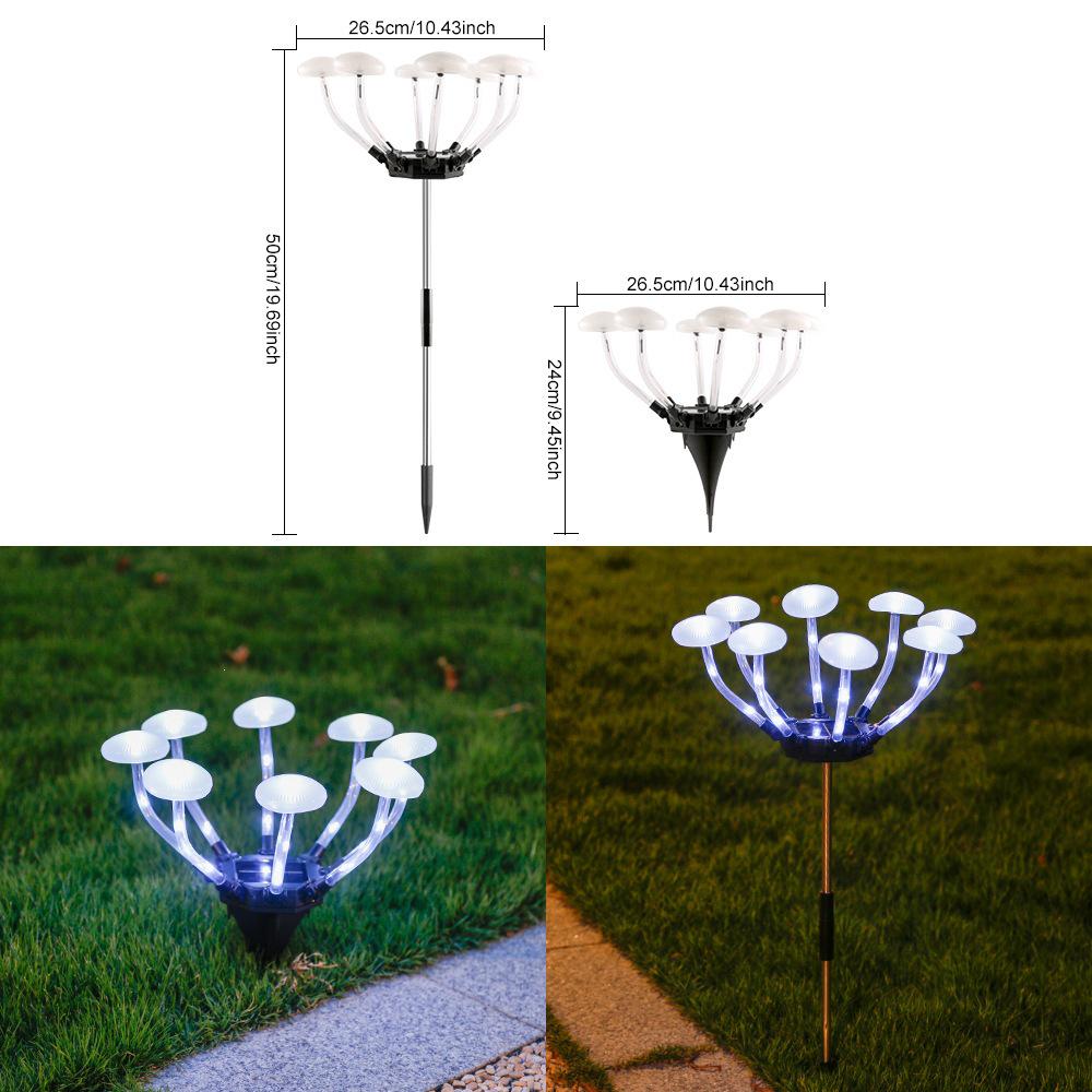 Outdoor Solar Mushroom Lamp for Garden, Balcony, or Lawn Decoration