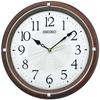 Clock Radio Wall Clock Dark Brown Wood Diameter 325 X 49mm KX265B
