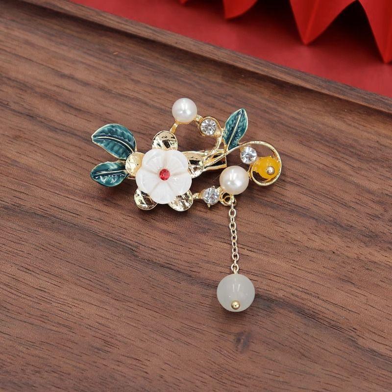 High-End Brooches, Women'S Sense Of Luxury, Niche, High-End Pins, Elegant Temperament, Fixed Clothes, Suits, Pearl Jewelry