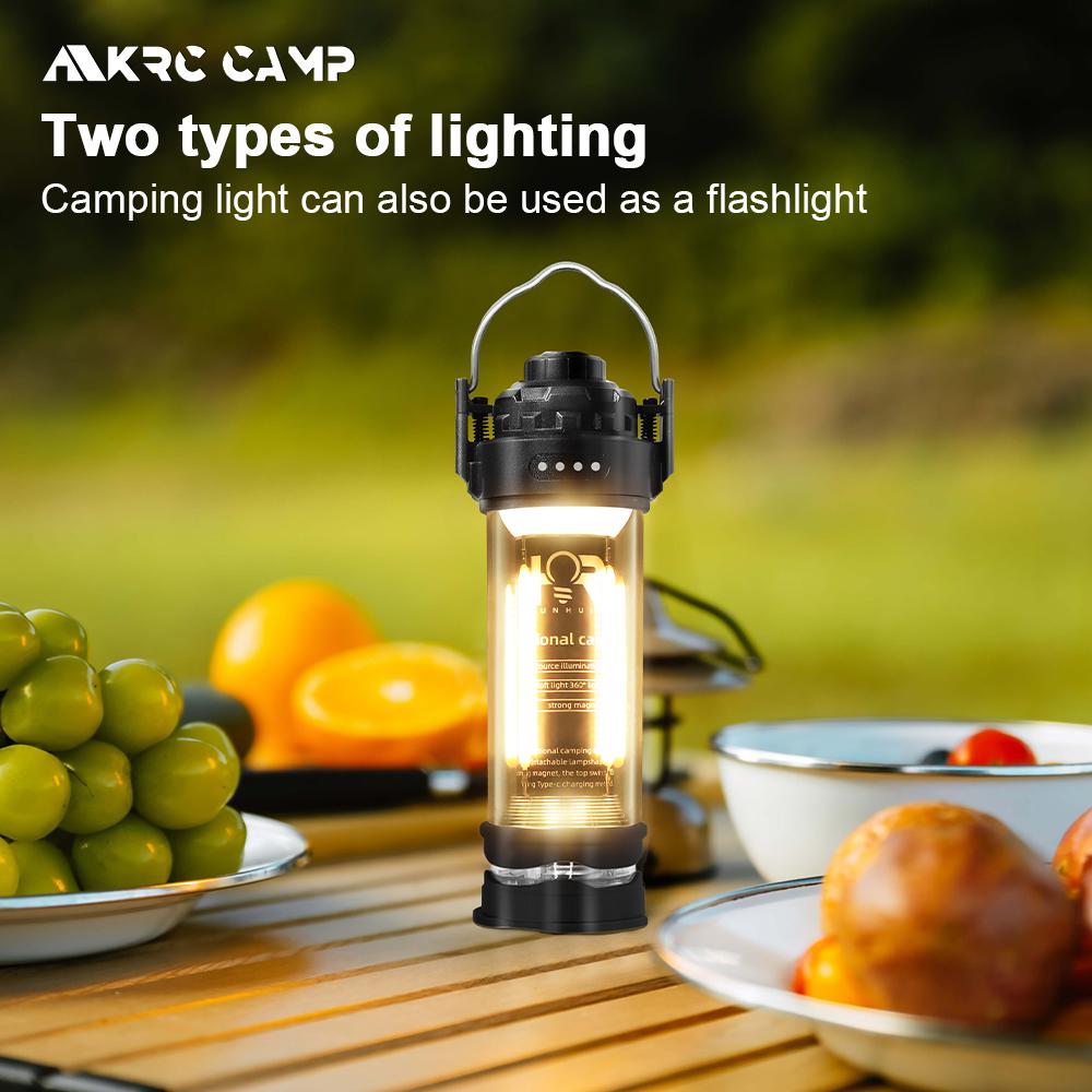 3000mAH Camping Portable Retro Lantern Camping Lighthouse Tent Lighting Lantern Decoration Waterproof Outdoor Atmosphere Lights
