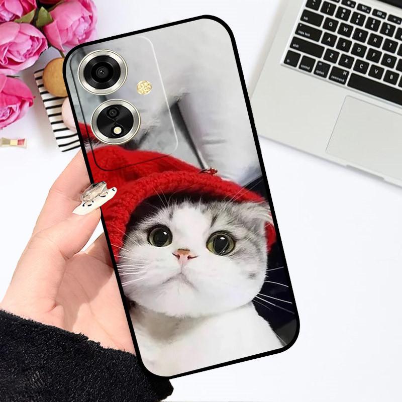 Чехол для OPPO A79 5G Чехол для OPPO A79 Чехол Funda Coque Цветочный Рисунок Мультяшный Силиконовый Мягкий ТПУ Бампер для Телефона Для OPPO A79 5G Чехлы