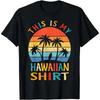 This Is My Hawaiian Shirt Tropical Luau Costume Party Hawaii T-Shirt  Graphic T Shirts Women Clothing Tops  Ropa De Mujer
