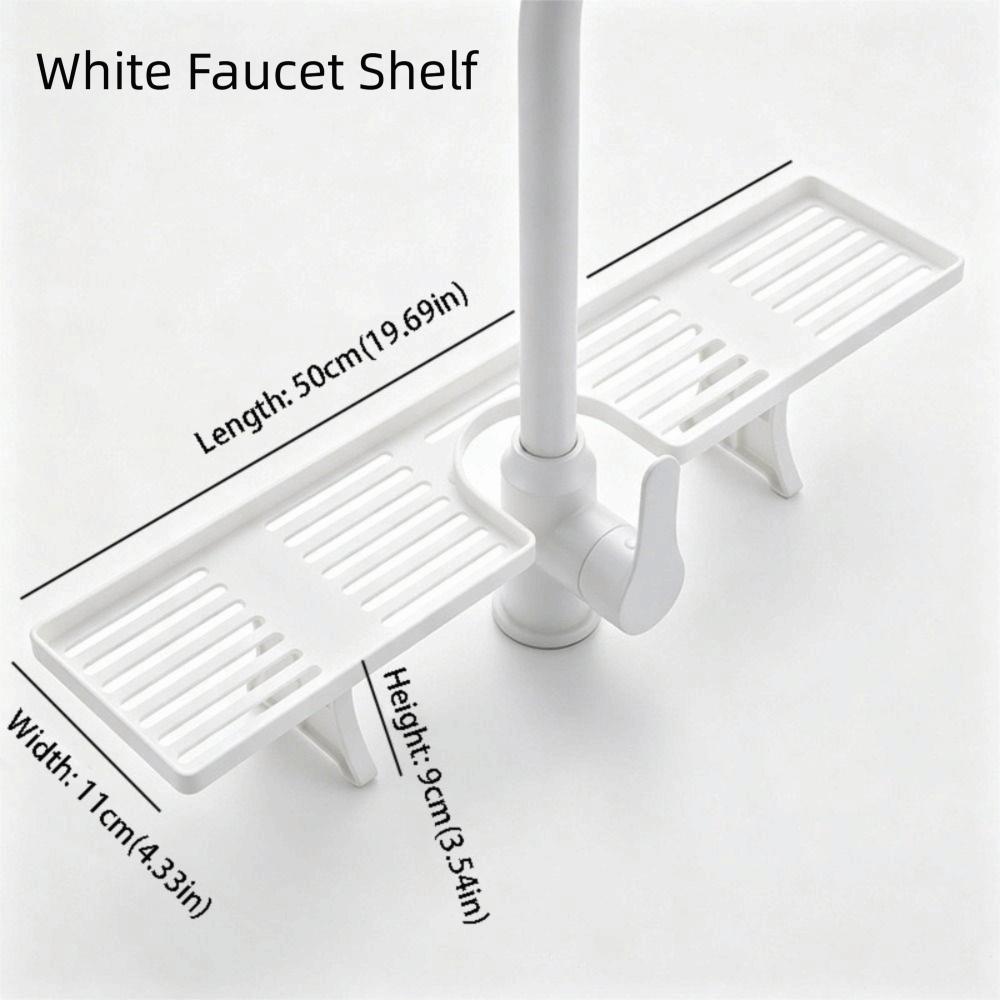 Mesh Faucet Storage Shelf Water Drainage Kitchen Drainage Holder Bathroom Storage Rack Household