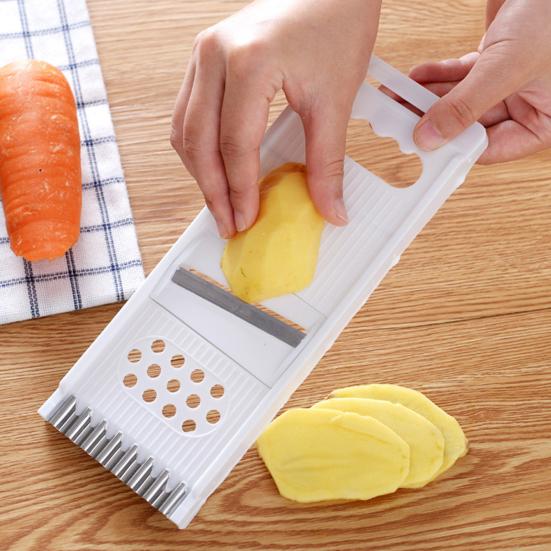1 Set Easy To Clean Fruit Shredder Sharp Practical Manual Chopper Potato Carrot Cutter