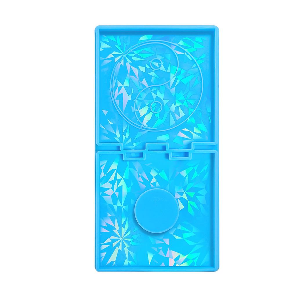 Голографический подсвечник из смолы Силиконовая форма Тай Чи Форма лося Подходит для эпоксидного подсвечника Семейный декор стола