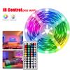 1M Led Lights 5050 for Room Music Sync Multicolor RGB 5V Led Strip Lights Flexible Ribbon for Party Bedroom Decor TV Backlights