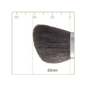 Kumano Brush (Makeup Brush) Chikuhodo Regular Series Powder Brush, Sokoho R-P2 Black Line Makeup Brush