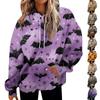 Women's Fashion Sweatshirt Printed Casual Hooded Sweatshirt With Pockets
