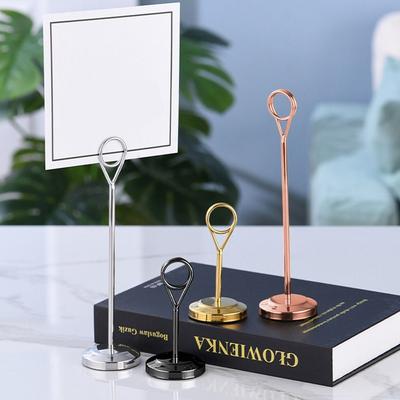 Круглый Настольный Держатель Для Заметок Открыток Бумаги Фото Номерной Держатель Подставка Для Бумаги Держатель Для Карточек Фото Зажим Зажим Для Заметок