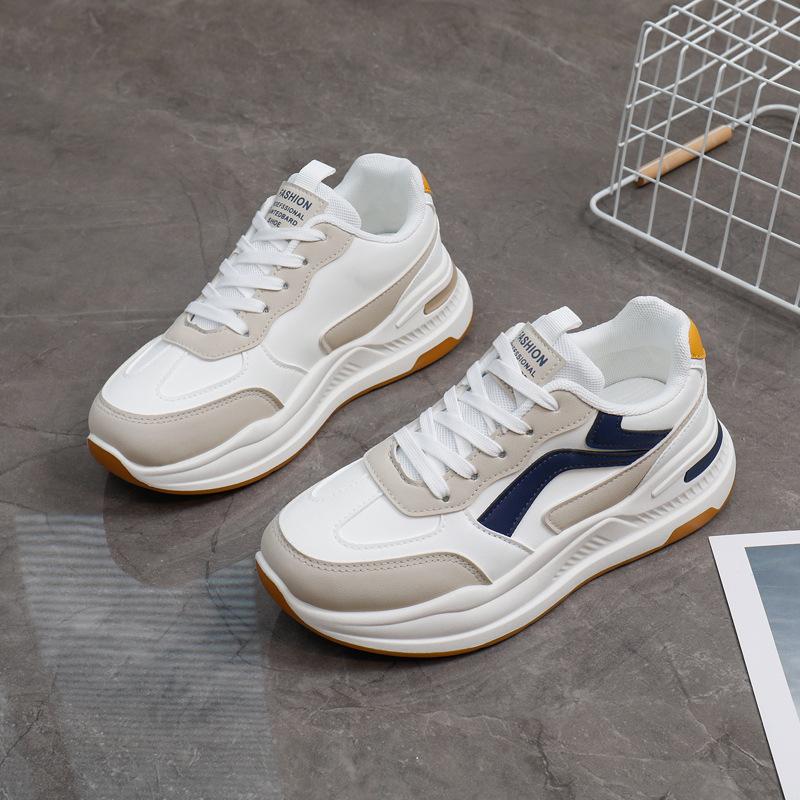 Ins корейская версия новой обуви для папы для девочек 2025 весна студент бег спортивная толстая подошва высота повседневная уличная съемка K907