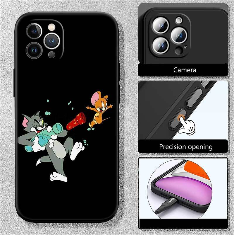 Tom and Jerry Чехол для телефона для Redmi Note 12 12S 12C 13 13C 13R 14 14S 14R 14C 11A 13X A3 A3X A4 A5 Pro Max Plus