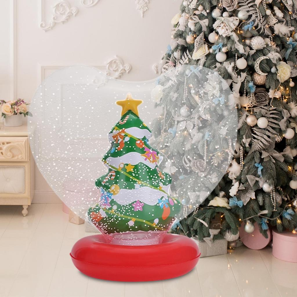Надувной Рождественский Шар Xmas Ball Универсальный Декор Праздничный Сердце Шар Подвесное Украшение Шар для Двора Торгового Центра Вечеринки