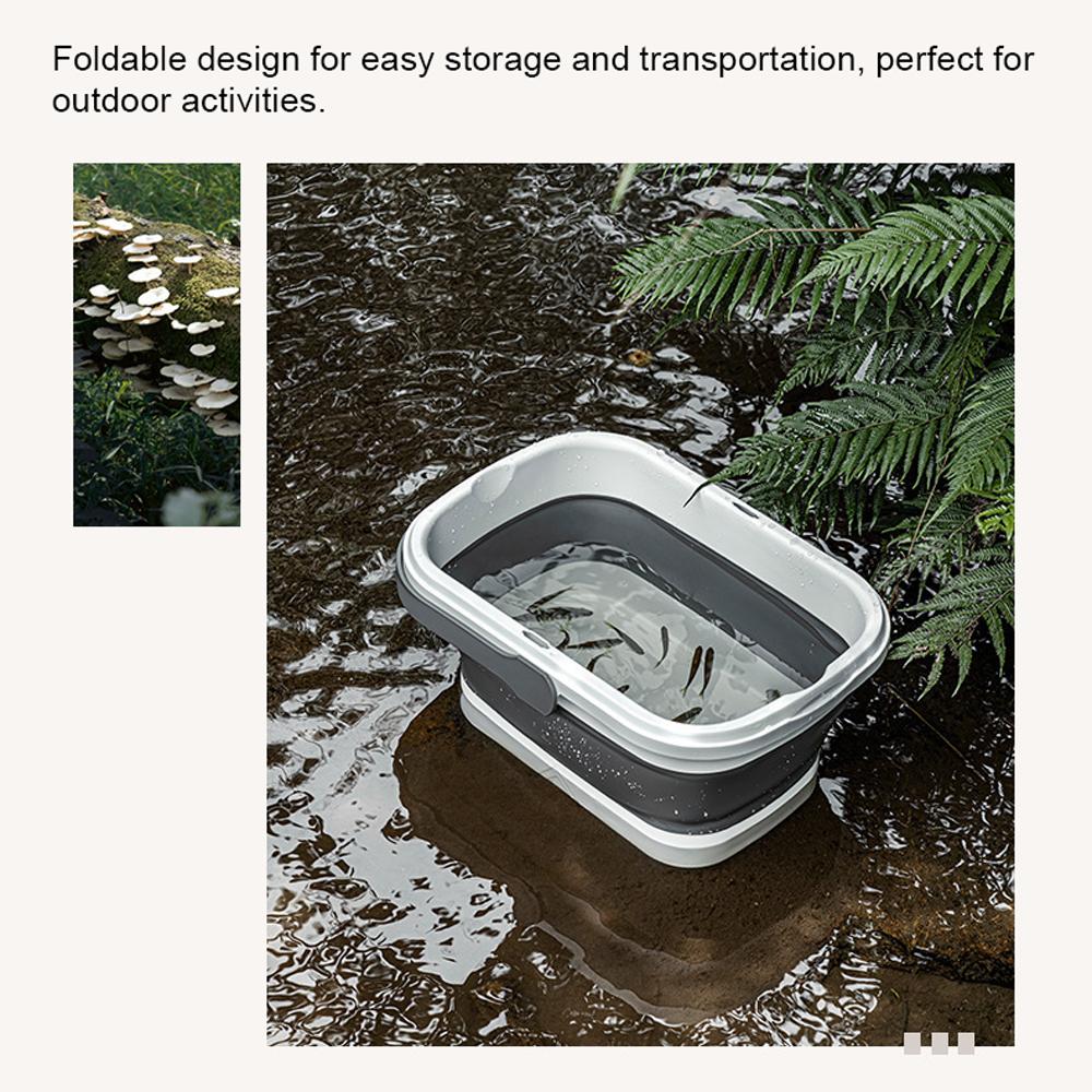 Складная корзина для хранения пикника и кемпинга большой емкости для барбекю на открытом воздухе, рыбалки, напитков и фруктов