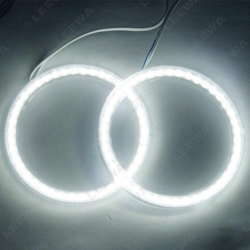 Hyundai Coupe/Tiburon Angel Eye Halo Headlights with Dust Cover (SMD)