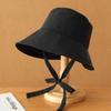 Breathable Lace-up Sunshade Hat UV Protection Bucket Cap Perfect Wide Brim Fisherman Hat  Leisure