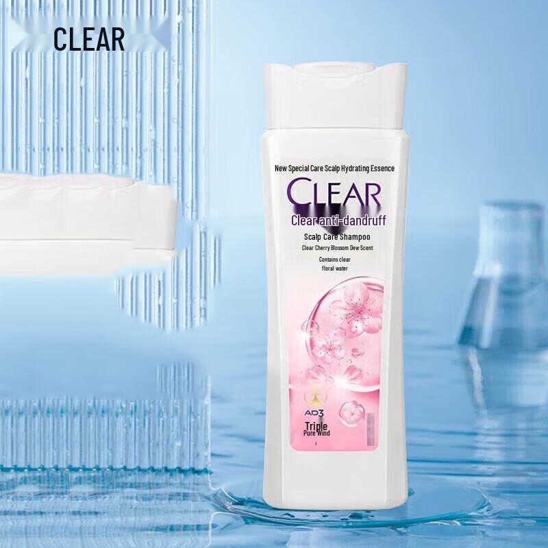 Clear Anti-Dandruff Shampoo with Cherry Blossom Scent