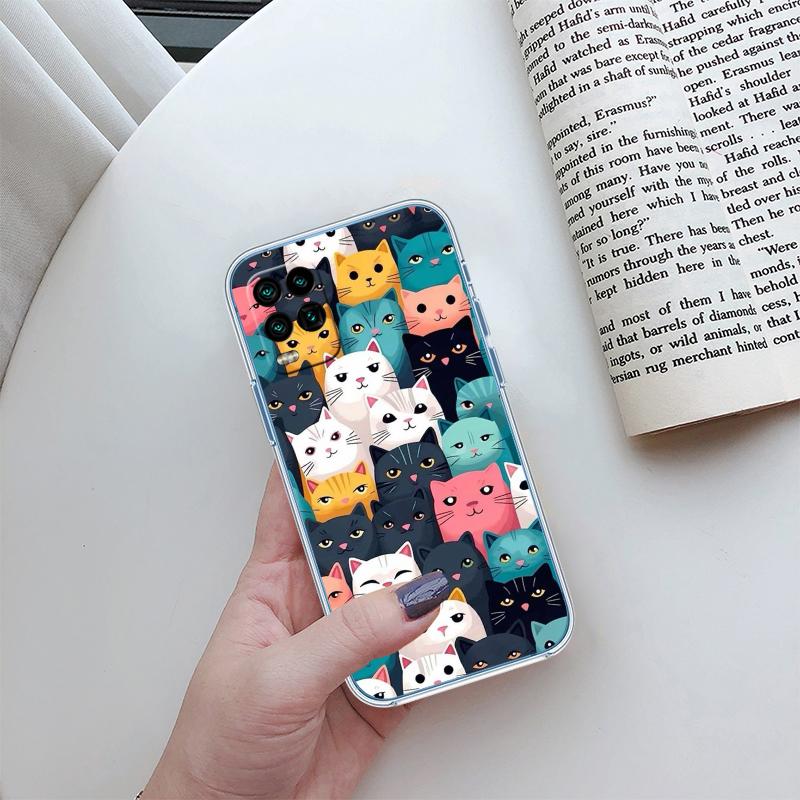 Чехол для телефона RP15 Кот котенок Мяу для Motorola Moto G10 G20 G30 G31 G32 G34 G35 G41 G42 G50 G51 G52 G55 G60 G60S G62 G71 G72 G75