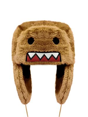 Domo Kun Спринт Осенняя Коричневая Шапка Ушанка Милая Зимняя Шапка для Мальчиков Девочек Детей Мультяшная Аниме Кепка Gorras