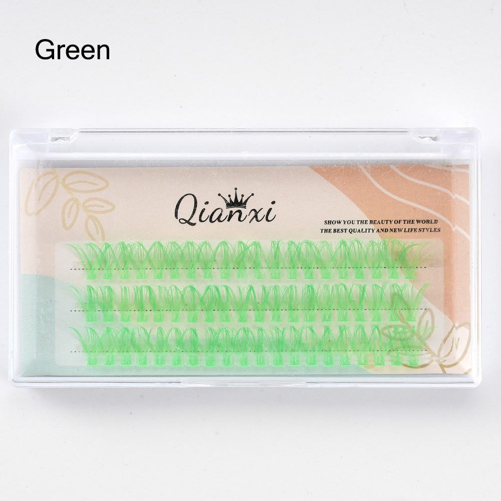 Натуральные цветные пучки ресниц, отдельные ресницы для женщин