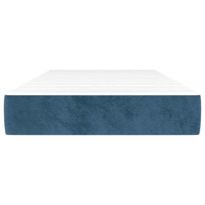 VidaXL Matelas de lit à ressorts ensachés 100x210x20 cm velours, matelas, matelas de lit, matelas à sommier tapissier, 4016574