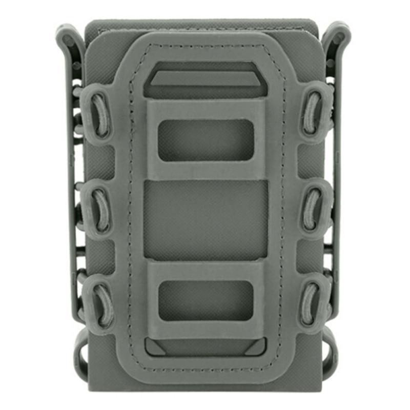 Тактическая сумка для журналов 9 мм, кобура для страйкбола, охоты и стрельбы, держатель для винтовки, мягкая сумка для переноски с зажимом для ремня