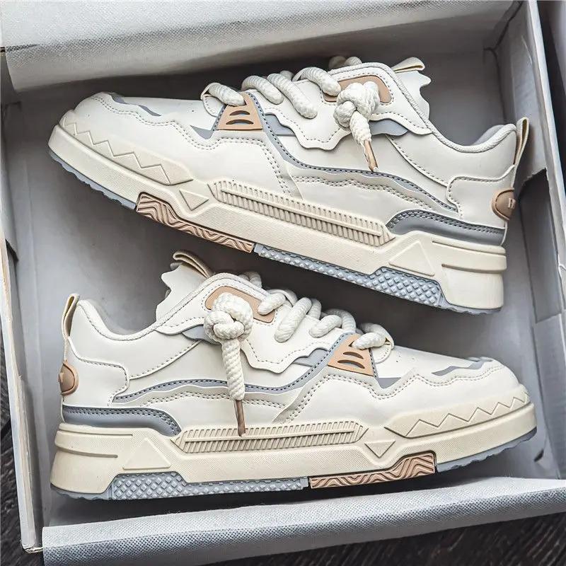 Fashion Men Sneakers Casual Running Shoes Outdoor Sport Shoes Summer Breathable Athletic Trainer Thick Base Height Increase Zapatillas