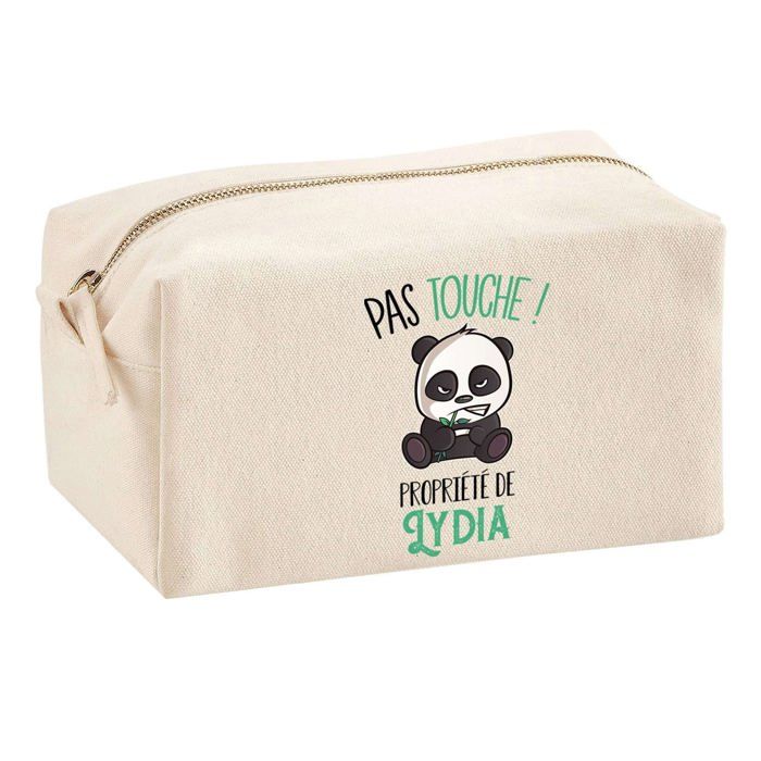Trousse multifonction Lydia Pas Touche Panda Cadeau Anniversaire Noël Collègue Humour Idée | Trousse Scolaire Fournitures Bureau