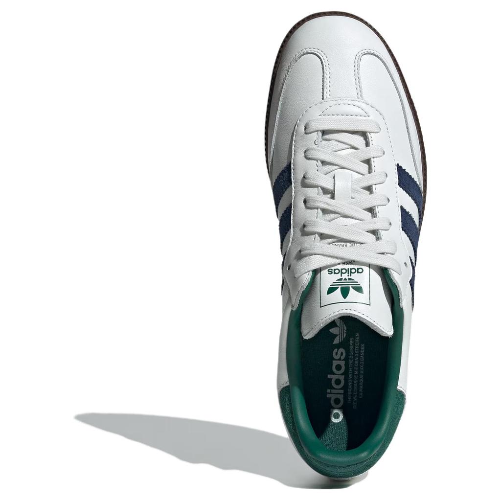 Adidas Samba OG White Navy Collegiate Green Unisex Sneakers Core-Black Cloud-White IH4882