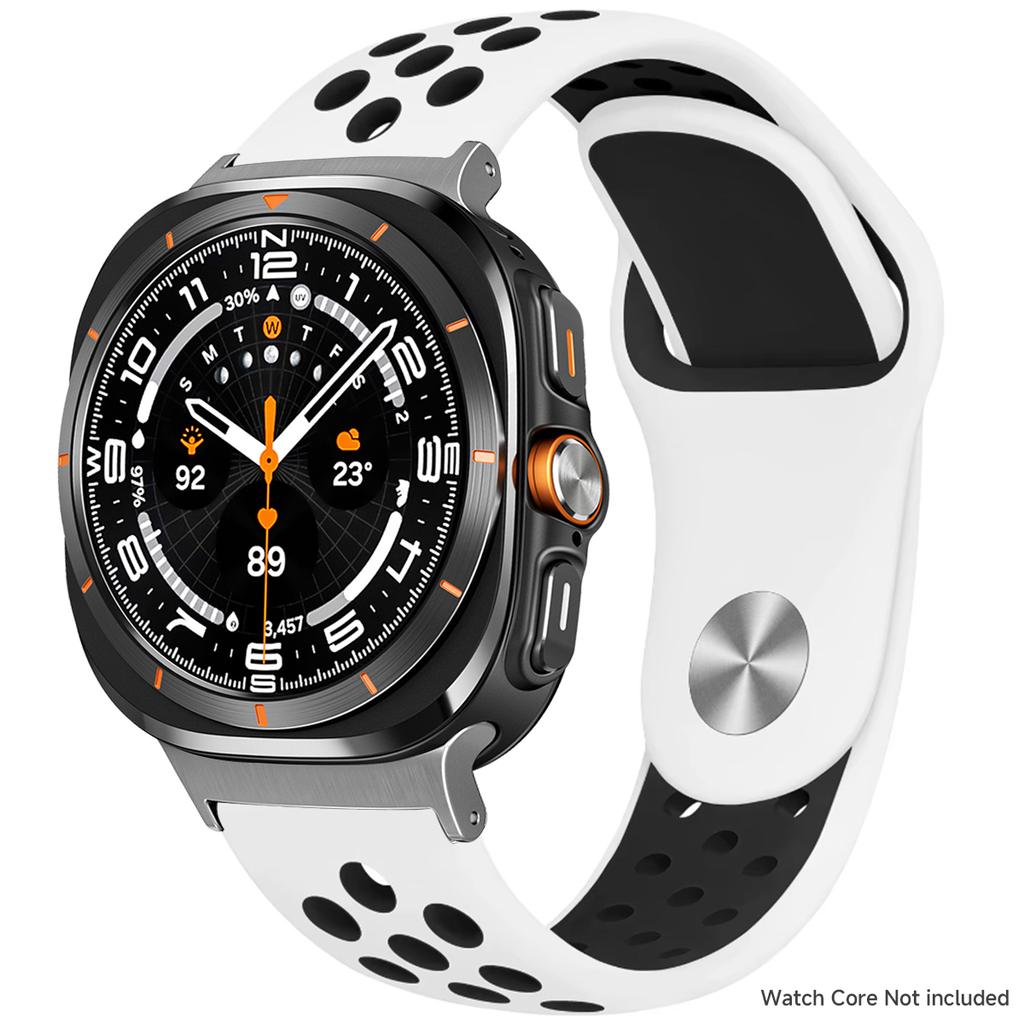 Силиконовый ремешок для Samsung Galaxy Watch 8 40 мм 44 мм 8 Classic 46 мм Спортивный дышащий браслет для Galaxy Ultra 2025 47 мм Ремешок