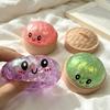 Мини Сквиши Пельмень Сенсорная Игрушка-Антистресс Реалистичный Цветной Блестящий Паровой Бантик Мячик-Сжималка Снятие Стресса