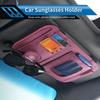 CKU5 Car Visor Storage Bag Sunglasses Clip Card Holder Organizer Accessories For Lexus CT ES GS NX IS250 CT200h IS300h ES300h RX400h