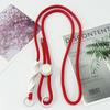 Ремешок-шнурок ручной работы через плечо для мобильного телефона с регулировкой и креплением для бутылки с водой