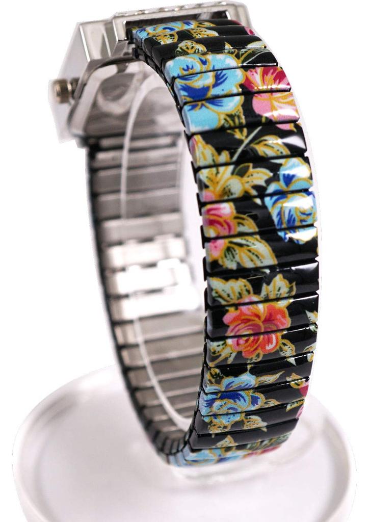 Часы Floral Pattern Bellows 164051 Black [Rapole] Женские