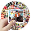 Roblox 60pcs Classic Sticker Surrounding Toys Doodle Stickers Cartoon Decorative Notebook Skateboard Decals Gift For Children