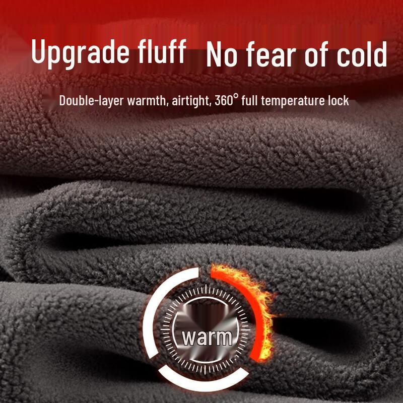 Hodo Men's Thermal Fleece Crewneck Sweatshirt