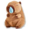 Hyack Capybara Plush Toy, Body Pillow, Sewn Wrapped, Gift, Runny Nose [Parallel Import]