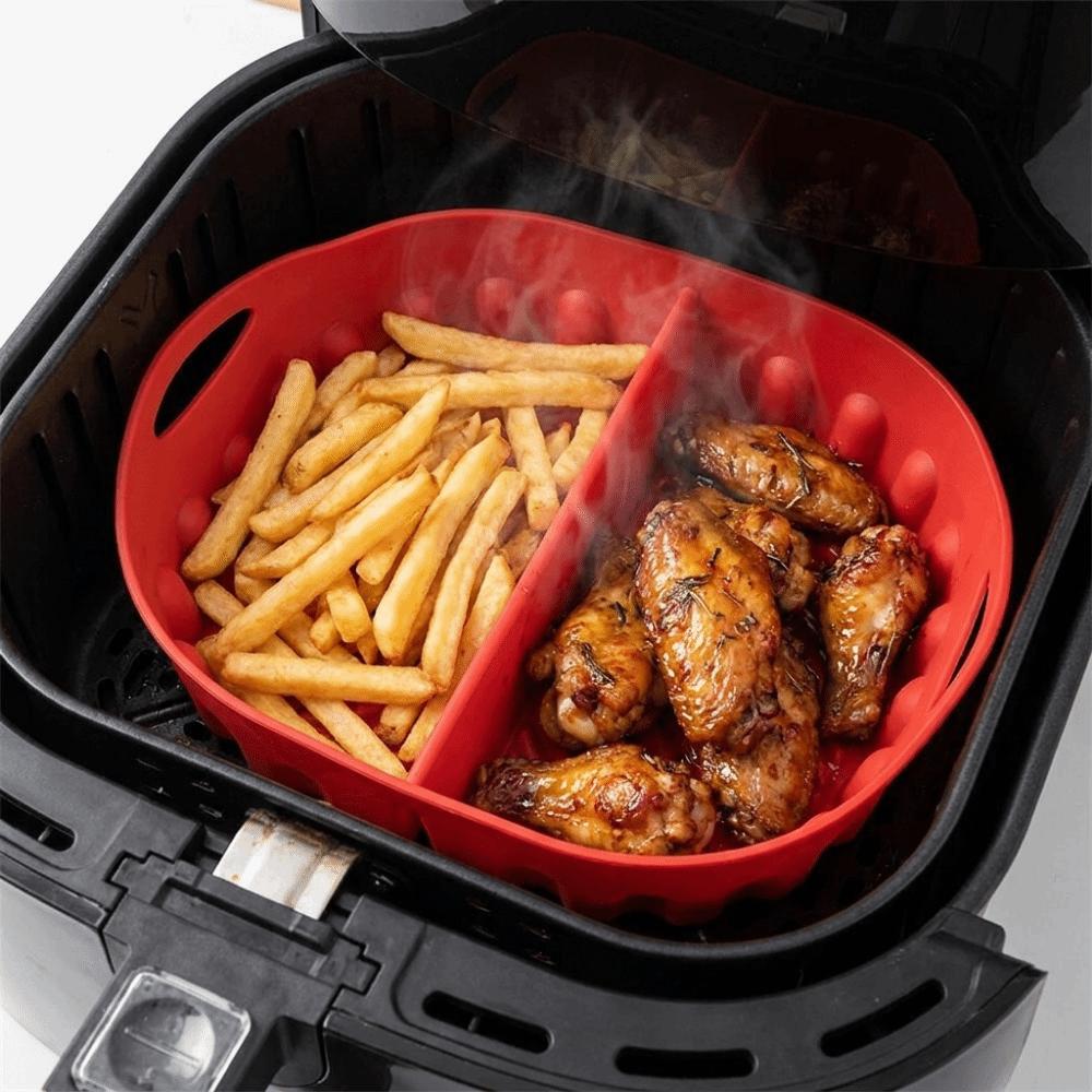 Creative Silicone Air Fryer Liner Food Grade Circular Oven Basket Mat Microwave Use