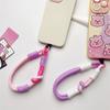 Чехол-накладка для мобильного телефона, ремешок на запястье, симпатичный, анти-потеряющийся, подвесной шнур, универсальный телефон, короткий плетеный браслет, подарки